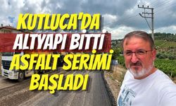 Körfez Kutluca’da Altyapı Bitti, Asfalt Serimi Başladı