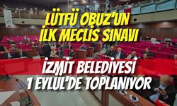 Lütfü Obuz’un İlk Meclis Sınavı: İzmit Belediyesi 1 Eylül’de Toplanıyor