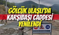 Gölcük Ulaşlı’da Karşıbaşı Caddesi Yenilendi