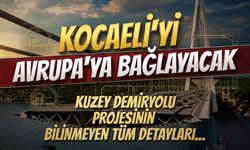 Kocaeli'yi Avrupa'ya Bağlayacak Kuzey Demiryolu Projesinin Bilinmeyen Tüm Detayları...