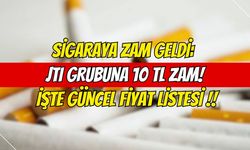 Sigaraya Zam Geldi: JTI Grubuna 10 TL Zam! İşte Güncel Fiyat Listesi (5 Ağustos 2026)