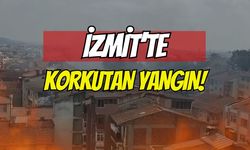 İzmit'te Korkutan Yangın: Tadilat Yapılan İş Yeri Alev Aldı!