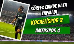 Kocaelispor 2-0 Amedspor: Körfez Evinde Hata Yapmadı