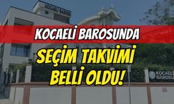 Kocaeli Barosu Seçim Takvimi Belli Oldu!