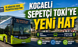 Kocaeli'de Sepetçi Toki'ye Yeni Hat