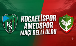 Kocaelispor-Amedspor Maçı Belli Oldu! İşte Detaylar