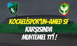 İşte Kocaelispor’un Muhtemel 11’i