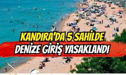 Kandıra’da 5 Sahilde Denize Giriş Yasak