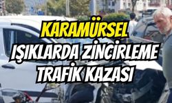 Karamürsel Işıklarda Zincirleme Trafik Kazası