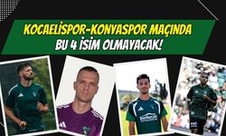 Kocaelispor-Konyaspor Maçında Hangi 4 İsim Olmayacak?