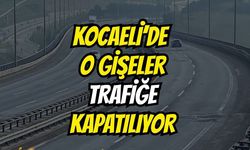 Kocaeli'de TEM'e Girişler Kapatılıyor