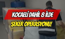 Kocaeli Dahil 8 İlde Şeker Operasyonu
