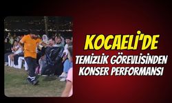 Kocaeli’de Temizlik Görevlisinden Konser Performansı