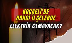 Kocaeli'de Hafta Karanlık Başlayacak! 17 Ağustos Kesinti Listesi