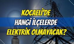 Kocaeli'de 16 Ağustos'ta Planlı Elektrik Kesintisi! İşte İlçe İlçe Etkilenecek Bölgeler