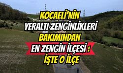 Kocaeli’nin Yeraltı Zenginlikleri Bakımından En Zengin İlçesi : işte o ilçe