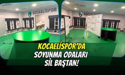 Kocaelispor’un Yeni Soyunma Odaları Görücüye Çıktı