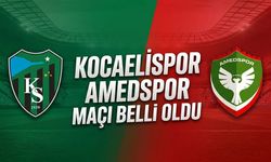 Kocaelispor-Amedspor Maçı Belli Oldu! İşte Detaylar