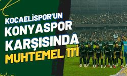 Kocaelispor'un Konyaspor Karşısında Muhtemel 11'i Kim Olacak?