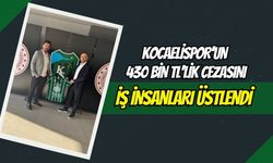 Kocaelispor'un 430 Bin TL'lik Cezasını İş İnsanları Üstlendi