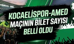 Kocaelispor-Amed Maçının Bilet Satış Sayısı Belli Oldu