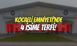 Kocaeli Emniyetinde 4 Terfi