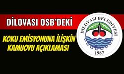 Dilovası OSB’deki Koku Emisyonuna İlişkin Kamuoyu Açıklaması