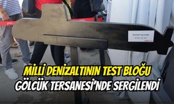 Milli Denizaltının Test Bloğu Gölcük Tersanesi’nde Sergilendi