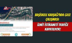 Başiskele Kavşağı’nda Gece Çalışması: İzmit İstikameti Trafiğe Kapatılıyor!