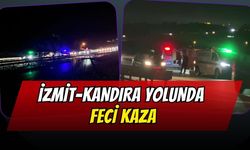 İzmit-Kandıra Yolunda Feci Kaza: Motosiklet Sürücüsü Bariyerlere Çarparak Hayatını Kaybetti