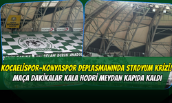 Kocaelispor-Konyaspor Deplasmanında Stadyum Krizi! Maça Dakikalar Kala Hodri Meydan Kapıda Kaldı