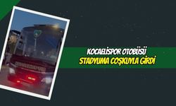 Kocaelispor Otobüsü Stadyuma Coşkuyla Girdi