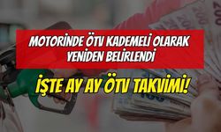 Motorinde ÖTV Kademeli Olarak Yeniden Belirlendi: İşte Ay Ay ÖTV Takvimi!
