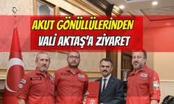 Kocaeli'de AKUT gönüllülerinden Vali Aktaş’a ziyaret