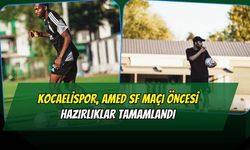 Kocaelispor, Amed SF Maçı Öncesi Hazırlıklar Tamamlandı