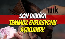 Son Dakika: Temmuz Enflasyonu Açıklandı
