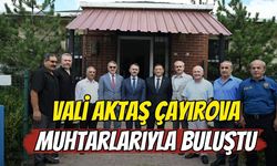 Vali Aktaş Çayırova Muhtarlarıyla Buluştu