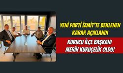 Yeni Parti İzmit’te Beklenen Karar Açıklandı: Kurucu İlçe Başkanı Merih Kuruçelik Oldu!