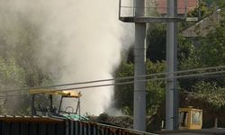 Başiskele’de Asfalt Çalışmasında Doğalgaz Borusu Patladı