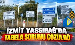 İzmit Yassıbağ’da tabela sorunu çözüldü