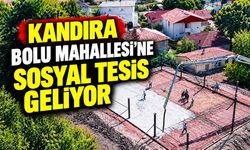 Kandıra Bolu Mahallesi’ne 400 metrekarelik sosyal tesis geliyor