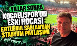Yıllar sonra Kocaelispor’un eski hocası Ertuğrul Sağlam’dan stadyum paylaşımı