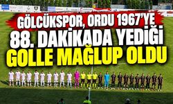 Gölcükspor, Ordu 1967’ye 88. Dakikada Yediği Golle Mağlup Oldu