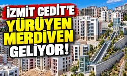 İzmit Cedit’e yürüyen merdiven geliyor
