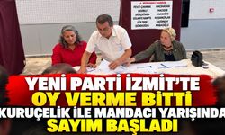 Yeni Parti İzmit’te oy verme bitti: Kuruçelik ile Mandacı yarışında sayım başladı