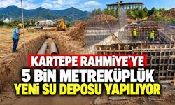 Kartepe Rahmiye’ye 5 bin metreküplük yeni su deposu yapılıyor