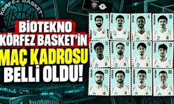 Biotekno Körfez Basket’in ilk maç kadrosu belli oldu