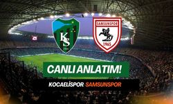 Canlı Anlatım! Kocaelispor-Samsunspor