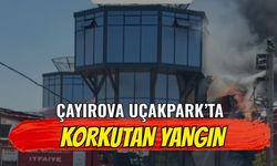 Çayırova Uçak Park’ta yangın paniği