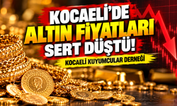 Kocaeli’de altın fiyatları sert düştü! Gram ve çeyrek altın ne kadar oldu?